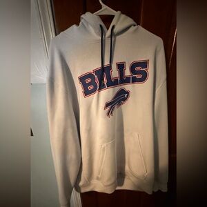 NFL Bills White and Blue Hoodie
